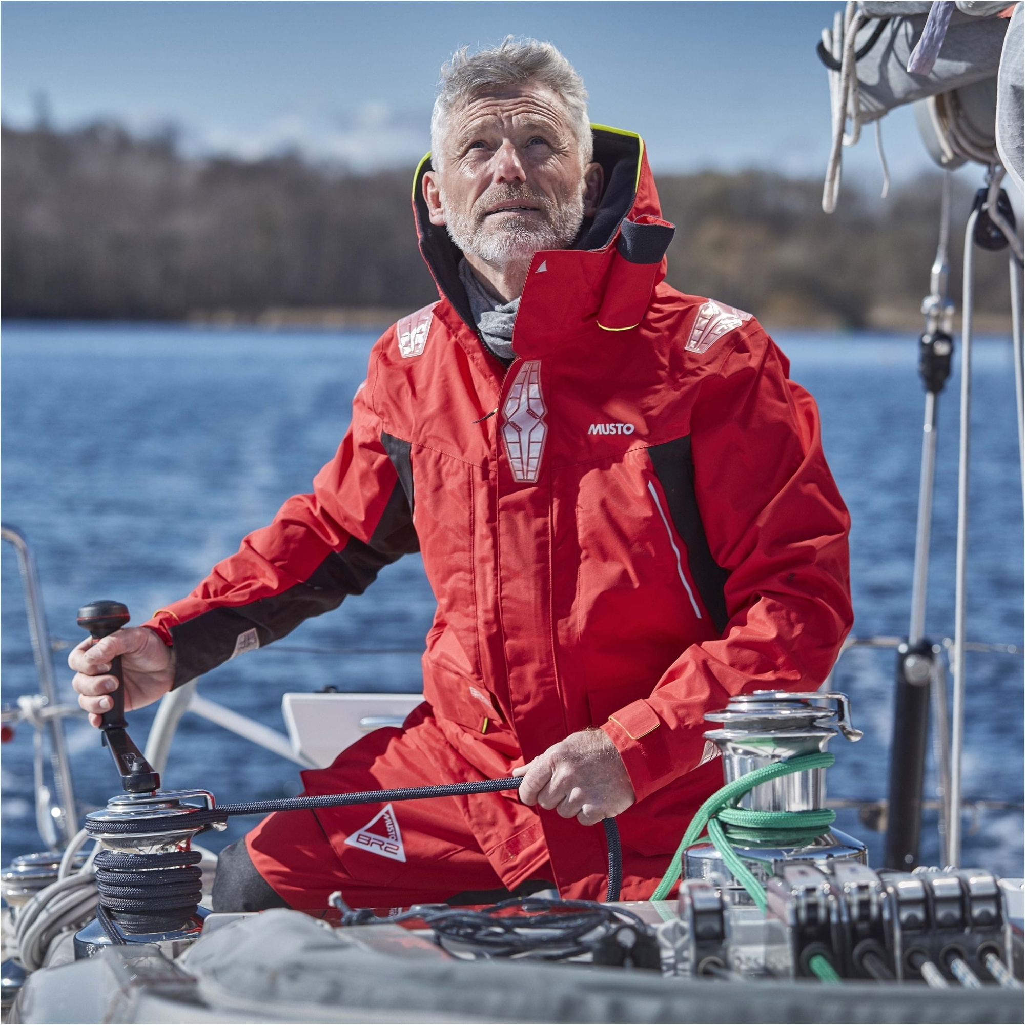 2026 Musto Herr Br2 Offshore 2.0 Seglarjacka 82084 - äkta Röd